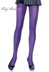 Leg Avenue: collant disegno plaid.