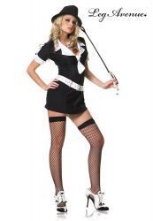 Leg Avenue: costume gangster 3 pezzi.