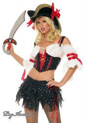 Leg Avenue: costume pirata 2 pz.