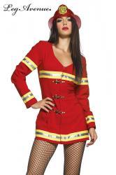 Costume vigilessa del fuoco - Red Hot Firefighter.