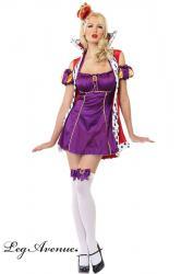 Leg Avenue: costume da regina 4 pz.