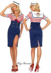 LEG AVENUE: Costume Marinaia 2 pezzi - Deckhand Diva.