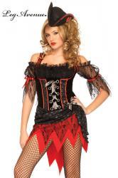 Costume filibustiere Ms. Davy Jones.