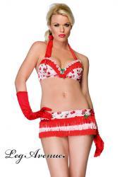 Leg Avenue: completo 2 pezzi con frange.