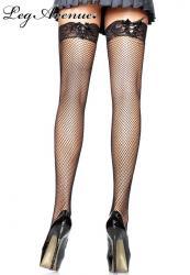 LEG AVENUE - Francesine con balza stringata. XL
