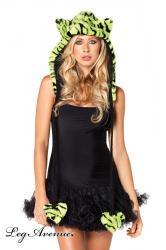 Leg Avenue: cappuccio -tigre- fluorescente nero/verde.
