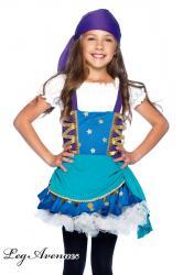 Leg Avenue Kids: vestito bimba 2 pz. Principessa Gitana.