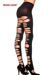 Music Legs: leggings con larghi intagli.