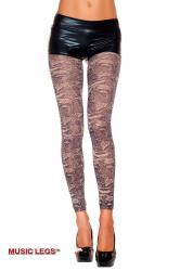 Music Legs: leggings pitonati.