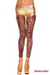 Music Legs: leggings in fantasia leopardata.