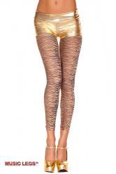 Music Legs: leggings tigrati.