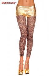 Music Legs: leggings in fantasia leopardata.