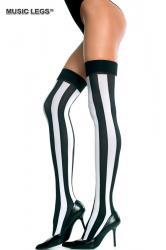 Music Legs: calze con righe verticali.