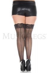 Calze a rete con riga. XL