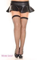 Music Legs: calze a rete media. XL