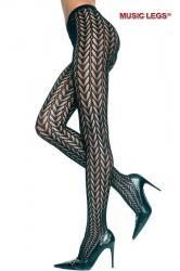 Music Legs: collant con design originale.