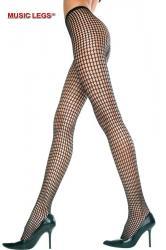 Music Legs: spandex crochet pantyhose.