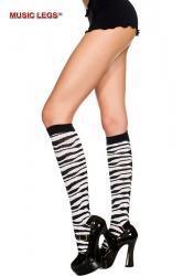 Music leg: gambaletto zebrato.