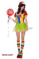 Travestimento clown.