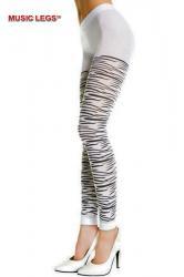 Music leg: pantacollant con motivo zebrato.