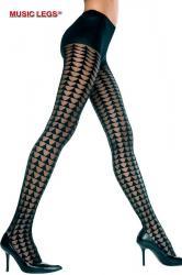Music Legs: collant con motivo a triangoli.