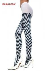 Music Legs: checker tights.