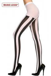 Music Legs: collant con righe verticali.