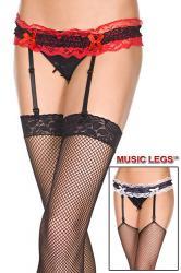 Music Legs: reggicalze + perizoma integrato.