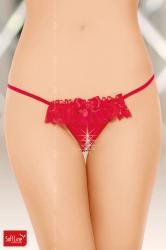 Softline - Slip aperto con fiocchetto e volant