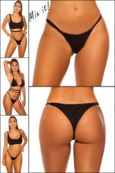 Tanga bikini brasiliano KouCla nero.