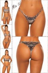 Tanga bikini brasiliano KouCla pitonato.