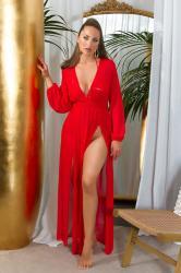 Abito da camera lungo Koucla rosso.