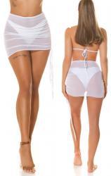 Minigonna/copricostume Koucla bianco.