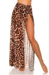 Gonna/copricostume in tulle KouCla leopardato.