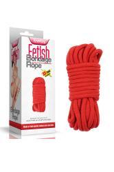 Corda bondage rossa 10 mt.