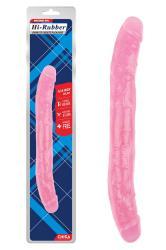 Doppio dildo rosa 32,5 cm.