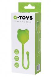Palla stimolante con orecchie. Verde