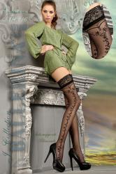 Ballerina: calze autoreggenti nere art. 216