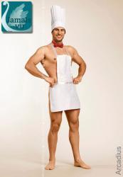 ARCADIUS: travestimento cuoco 3 pezzi.