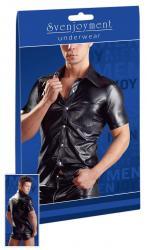 Imitation Leather Men´s Shirt