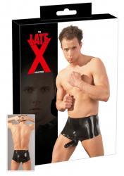 Latex Pants with Penis/Testicle Sleeve