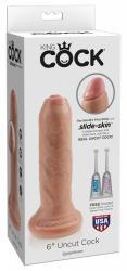 King Cock 6in. Uncut - Flesh