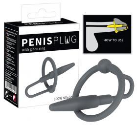 Penis Plug with Glans Ring