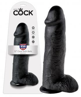 King Cock 12 inch Balls
