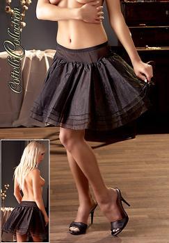 Petticoat sottoveste in tulle. Nero.
