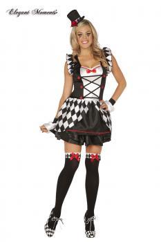 Costume Haute Harlequin 4 pezzi.