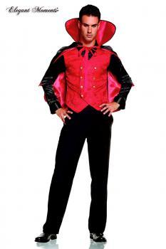 Costume uomo vampiro 2 pezzi.