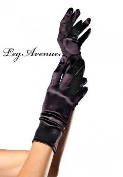Leg Avenue: guanti corti in raso.
