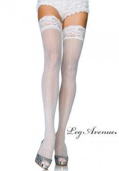 Leg Avenue: calze velate a pois. XL