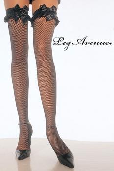 CALZE LEG AVENUE: Calze rete con fiocco.